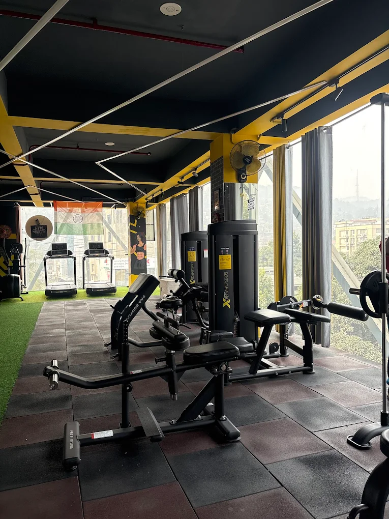 Machines lineup at Limitless Gym